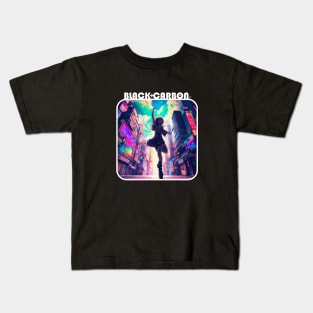 Cyberpunk Girl Dancer 002 Kids T-Shirt